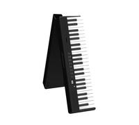 HUIOP Piano électronique Pliable Ultra Portable à 88 Touches avec Batterie Intégrée, Touches Réactives Pleine Taille et 128 Tonalités Sonores pour la Production Musicale, Prend en Charge la (Noir)