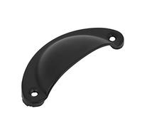 HUIOP Poignée de Poignée, de Coquille, Bouton Meuble Robuste, Paquet 10 pour Meubles D'armoire à Tiroirs, avec un Design Antique (Noire)