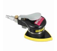 HUIOP Ponceuse pneumatique à orbite aléatoire, ponceuse à air, petite ponceuse triangulaire à paume, ponceuse de détail de souris pour coin de voiture, entretien de la peinture, élimination de la roui