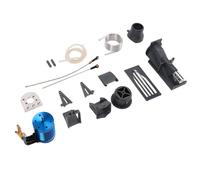 HUIOP Propulseur de Bateau RC, Hélice Robuste en Alliage D'aluminium avec Moteur sans Balais 540 pour Modèles de Bateaux à Monter Soi-même, Entraînement par Roue à Dents Fiable,