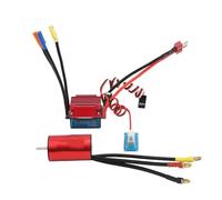 HUIOP Puissant Moteur sans Balais ESC Combo avec Puissance de Sortie Stable pour Voiture RC 1/16 1/18 Universelle, Fonctionnement Efficace, Fonctions de Protection Multiples
