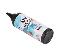 HUIOP Résine UV de Couleur Transparente, Colle de Moulage Transparente sans Marquage pour Décorations Artisanales, Bricolage Fait à la Main (250g)