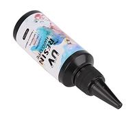 HUIOP Résine UV de Couleur Transparente, Colle de Moulage Transparente sans Marquage pour Décorations Artisanales, Bricolage Fait à la Main (60g)