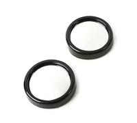 HUIOP Rétroviseur Convexe Latéral Arrière,2 X Voiture 360 ° Angle Mort Miroir Réglable Arrière Côté Grand Angle Rond Miroir Convexe Petit Côté Rond Angle Mort Rétroviseur Parking Miroir