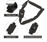 HUIOP Sangle de transport réglable pour planche à pagaie - Bandoulière rembourrée pour longboard - Planche de surf - Kayak - Porte-planche à pagaie