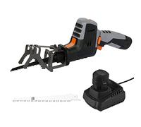 HUIOP Scie alternative à batterie 12 V Scie électrique portable de 2500 tr/min avec chargeur rapide pour batterie de 1,5 Ah