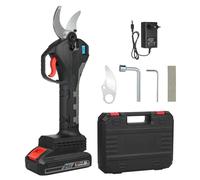 HUIOP Sécateur électrique Sécateur de branches d'arbre sans fil avec moteur sans balais Batterie au lithium de 21 V Diamètre maximum 40 mm Noir Moderne