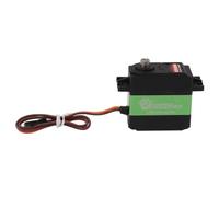 HUIOP Servo Numérique RC de Direction à Engrenages Métalliques de Haute Précision pour Modèles Bateaux, Voitures Jouets, Charge 35 Kg, Alliage D'aluminium Durable, Comprend 6 Bras Servo
