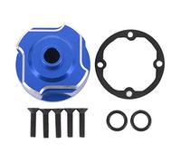 HUIOP SLEDG 1/8 4WD RC Accessoires de Voiture Boîtier de Différentiel Avant Moyen Arrière en Alliage D'aluminium Durable (Bleue)