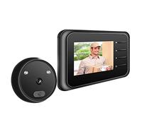 HUIOP Sonnette de porte avec caméra de visionneuse de porte avec moniteur sans fil,vue en direct disponible,numérique,prise de vue photo,numérique de porte pour la sécurité de la maison (expédié sans,