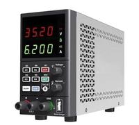 HUIOP Source d'alimentation CC de banque numérique HDP135V6A variable 35 V 6 A Source d'alimentation régulée par commutation réglable CV CC avec stockage de données, sortie marche/arrêt