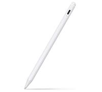 HUIOP Stylet Capacitif Actif Pointe en Silicone Rejet de la Paume Toucher Sensible Écriture Lisse Compatible avec 2018-2021 Blanc,Stylo capacitif