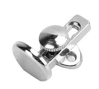 HUIOP Support de Pouce de Saxophone en Métal, Protecteur Coussin Repose-doigt Réglable et Durable pour Instruments à Vent, Argent 14,5-17,5 Mm avec Vis