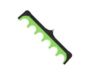 HUIOP Support de Support de Dosette d'alimentation, Pratique, Compact et Souple, pour Canne à Pêche, pour Les âges, en Plastique + EVA (6 Trous)