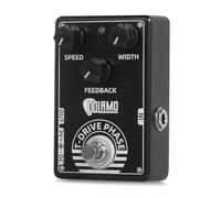 HUIOP T-Drive Phase Pédale d'effets de guitare large/rétroalimentation/vitesse DC 9 V 6,35 mm Interface d'entrée/sortie Guitare électrique Effecteur de phaser analogique classique avec boîtier de