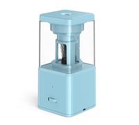 HUIOP Taille-crayon électrique automatique portable alimenté par piles pour crayons de 7 à 8 mm 2B, 3B, 4B, support pour crayons hexagonaux/triangulaires/ronds, entrée/sortie automatique avec gros