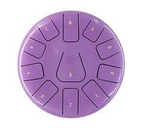 HUIOP Tambour de langue en acier de 20,3 cm, tambour à main de 11 notes avec maillet de tambour, méditations pour doigts, percussions pour méditation et yoga, percussion pour méditation et yoga