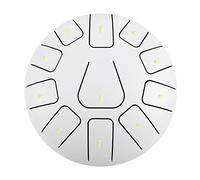 HUIOP Tambour de langue en acier de 20,3 cm, tambour à main de 11 notes avec maillet de tambour, méditations pour doigts, percussions pour méditation et yoga, percussion pour méditation et yoga