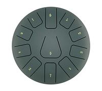 HUIOP Tambour de langue en acier de 20,3 cm, tambour à main de 11 notes avec maillet de tambour, méditations pour doigts, percussions pour méditation et yoga, percussion pour méditation et yoga