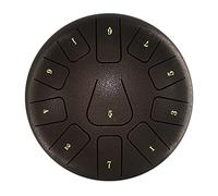 HUIOP Tambour de langue en acier de 20,3 cm, tambour à main de 11 notes avec maillet de tambour, méditations pour doigts, percussions pour méditation et yoga, percussion pour méditation et yoga