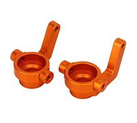 HUIOP Tasse de Direction RC en Alliage D'aluminium, Blocs de Réduction des Vibrations pour Véhicule Tout-Terrain ZD Racing DBX 10 1/10, Paquet 2 (Orange)