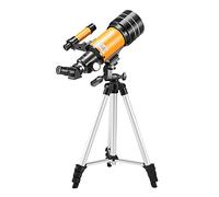 HUIOP Télescope monoculaire à réfraction astronomique à Grande Ouverture 15X-150X 70mm avec trépied oculaire Pare-poussière téléconvertisseur Finder portée pour l'observation des Oiseaux