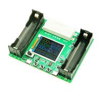 HUIOP Testeur de capacité de batterie au lithium 18650 Affichage de 1,77 pouces Module de mesure de résistance interne Interface de type C avec division de la capacité de la batterie et du