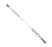 HUIOP 【titre】Banjo Pole Upright Silver Support Réglable Accessoire pour Instrument de Musique 13,8 Pouces