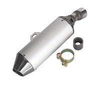 HUIOP Tuyau D'Échappement,Remplacement De Tuyau De Silencieux D'Échappement De Moto Pour Le Style Bbr Chinois Kayo Bse Apollo Pit Bike Dirt Bike 110Cc 125Cc