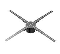 HUIOP Ventilateurs Rvb,P62 Projecteur Hologramme 3D Ventilateur d'Affichage Publicitaire Lecteur Mural 3D Œil Nu 2K HD LED Ventilateur Photo Vidéo avec 722pcs Perles de Lumière LED Panneau de