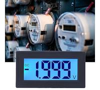 HUIOP Voltmètre Numérique DC, Installation Pratique, Affichage LCD, Compteur de Tension pour des Tests Fiables, adapté aux Amateurs D'électronique (DC0-2V)