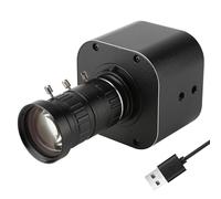 HUIOP Webcam 4K, caméra USB HD 4K, zoom optique 10x, objectif variable 5-50 mm, mini caméra Web 8 MP avec microphones 1920 x 1080 @ 60 fps mise au point manuelle avec 2 formats d'image MJPEG et YUY2
