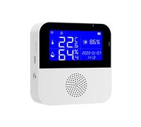 HUIOP Wi-Fi compteur d'humidité de la température hygromètre intérieur capteur de température alarme APP Control écran LCD rétroéclairé de 2,9 pouces ℃ / ℉ avec heure et date pour la maison