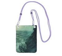 HUIopq The Sea Witch Sac à bandoulière pour femme et homme Motif sorcière de la mer Pour voyage, course à pied, randonnée, shopping, usage quotidien, violet, Taille unique