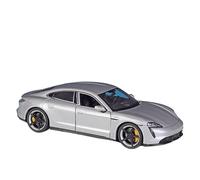 HUIPENPP Alloy Car Model Diecast Metal Model 1:24 for Porsche Taycan Turbo S Décoration(Silvery)