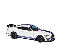 HUIPENPP Diecast Model Alloy Car Model 1:18 for Ford Mustang Shelby GT500 2020 Décoration(White)