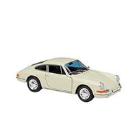 HUIPENPP Modèle De Voiture Classique en Alliage Moulé sous Pression, Échelle 1:24, pour Porsche 911 1964 Décorations de Collection(Beige)