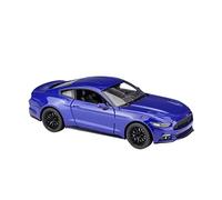 HUIPENPP Modèle De Voiture en Alliage Décoratif 1:24 pour Ford Mustang 2015 Décorations de Collection(Blue)