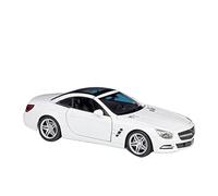 HUIPENPP Modèle De Voiture en Alliage Moulé sous Pression 1:24 pour Benz SL500 Décorations de Collection(White)