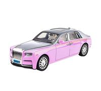 HUIPENPP Modèle De Voiture en Alliage Moulé sous Pression, Modèle en Métal 1:20 pour Rolls Royce Phantom Décoration de Collection(Pink)