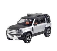 HUIPENPP Modèle De Voiture en Alliage Moulé sous Pression, Modèle en Métal 1:24 pour Land Rover Defender Décoration(Slivery)
