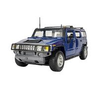 HUIPENPP Modèle De Voiture en Alliage pour Hummer H2 SUV 2007, Modèle Statique, Ornements en Métal, Cadeaux 1:24 Décorations de Collection