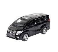 HUIPENPP Modèle De Voiture en Métal Moulé sous Pression 1:32 pour Toyota Alphard Décoration(Black)