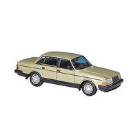 HUIPENPP Modèle de Voiture rétro en Alliage moulé sous Pression, véhicules Classiques, modèle de Voiture 1:24 pour Volvo 240GL Décorations de Collection(Golden)