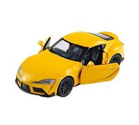 HUIPENPP Modèle Réduit De Voiture en Alliage 2 Portes 1:36 pour Toyota Supra Décoration(Yellow)