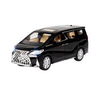 HUIPENPP Modèle Réduit De Voiture en Alliage À L'échelle 1:32 pour Toyota Vellfire Décoration(Black)