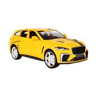 HUIPENPP Modèle Réduit De Voiture en Alliage Métallique 1:24 pour Jaguar F-Pace Décoration(Yellow)
