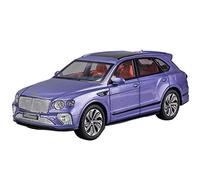 HUIPENPP Modèle Réduit De Voiture en Alliage Métallique Moulé sous Pression 1:24 pour Bentley Bentayga Décoration de Collection(Purple)
