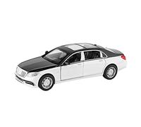 HUIPENPP Modèle Réduit De Voiture en Alliage Métallique Moulé sous Pression 1:32 pour Maybach S650 Décoration(Black White)