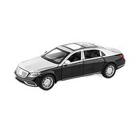 HUIPENPP Modèle Réduit De Voiture en Alliage Métallique Moulé sous Pression 1:32 pour Maybach S650 Décoration(Silver Black)